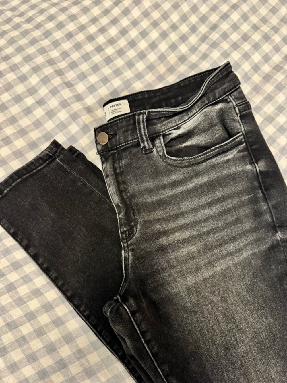BKE Payton Ankle Skinny Jeans - Black - Picture 2 of 9